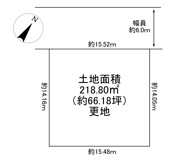 川西市清和台西3丁目4の38　建築条件付土地の画像