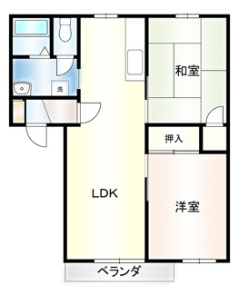 【間取り】 | サンライズB
