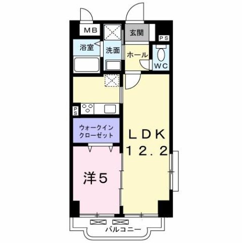 アプリコット　こさかの間取り