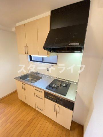大阪市淀川区十三東２丁目の賃貸マンションのキッチン