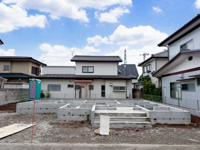 【前面道路含む現地写真】 | 前橋市上新田町　新築住宅