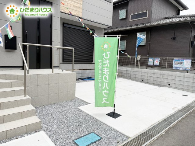 流山市江戸川台西12期　新築戸建　1号棟の駐車場|2台分可能な駐車スペース(^^)/車種により異なります。