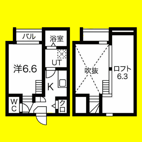 ニューストラーダ　名古屋市賃貸　仲介手数料無料の間取り