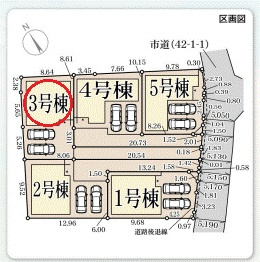 【区画図】 | リーブルガーデン羽曳野市誉田 | 区画図