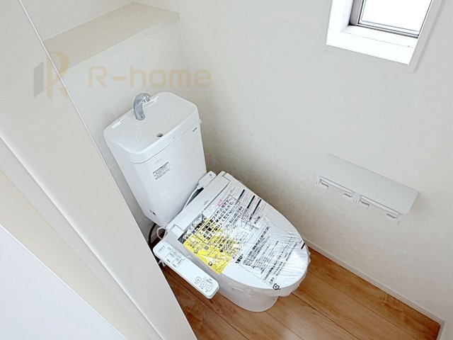 古河市諸川第9　新築戸建て　3号棟のトイレ|2階にもトイレがあるので忙しい時間帯も安心です！