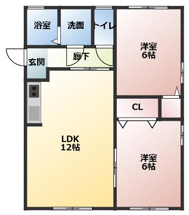 ドエル尾崎の間取り