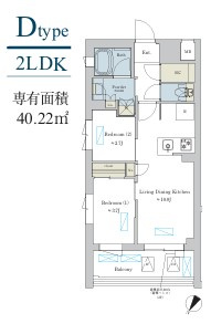 【間取り】 | Brillia ist 洗足池の杜