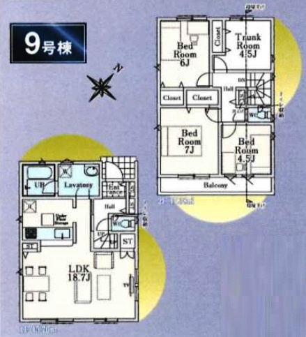 清瀬市下宿1丁目・全9棟　新築一戸建　9号棟