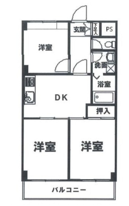 ブルームライフ市川の間取り