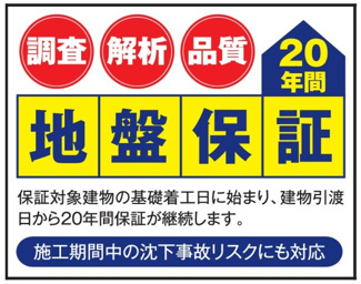 【構造・工法・仕様】 | 【仲介手数料無料！！】町田市鶴川4丁目　築後未入居戸建て（全3棟）3号棟　4190万円 | 地盤保証20年間