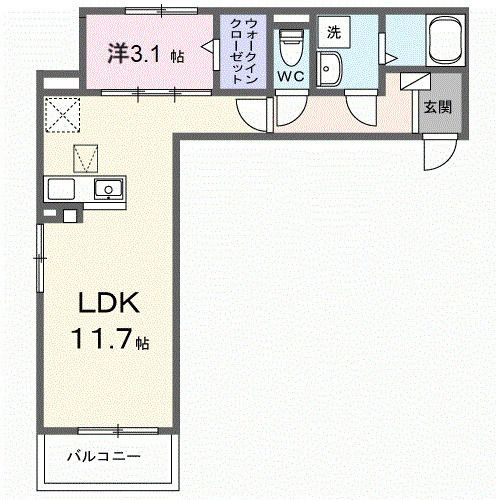 メゾン　リッシュの間取り