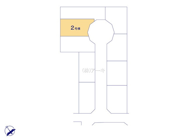 刈谷市井ヶ谷町井田26-2『仲介手数料無料』新築戸建ての区画図
