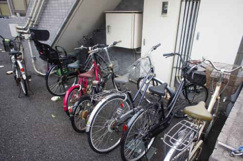 【その他共用部分】 | セナリオフォルム船橋 | 自転車置き場です