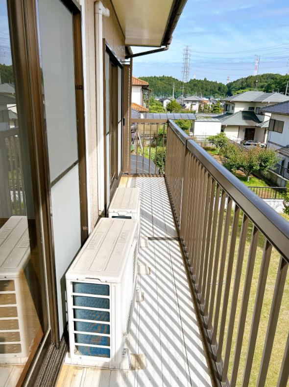 那珂市平野　中古戸建のバルコニー