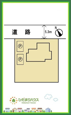 那珂市平野　中古戸建の区画図