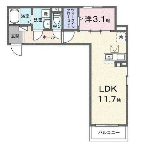 メゾン　リッシュの間取り
