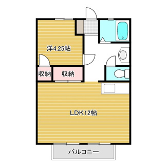 【間取り】 | コーポ御立