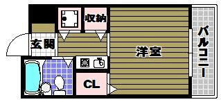 朝日プラザ河内長野デポーフロントの間取り