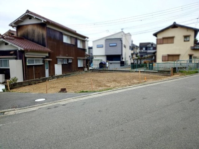 明石市大久保町西島土地の前面道路含む現地写真