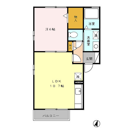 セジュールメゾンの間取り
