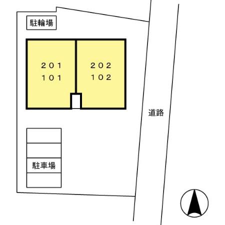 セジュールメゾンの区画図