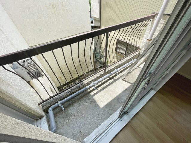 マンションオックスのバルコニー