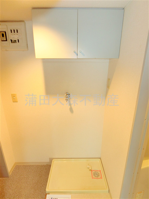 ピースアイランドコーポの設備|室内洗濯機置場