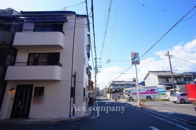 【前面道路含む現地写真】 | 東大阪市森河内西2丁目 | 【前面道路幅員：北東4ｍ×南東5ｍ☆】