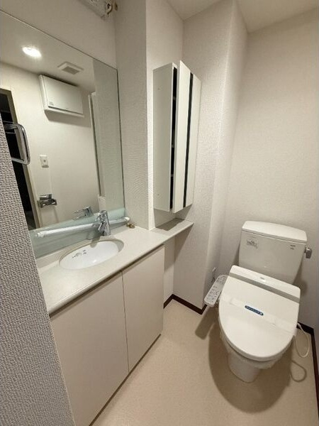コンフォートEXE連坊ステーションの洗面所