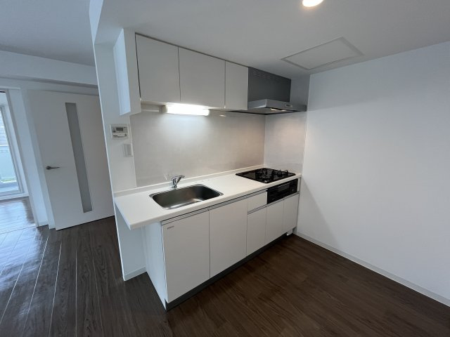 札幌市豊平区月寒東五条５丁目の賃貸マンションのキッチン