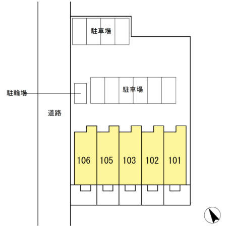 プレミールの駐車場