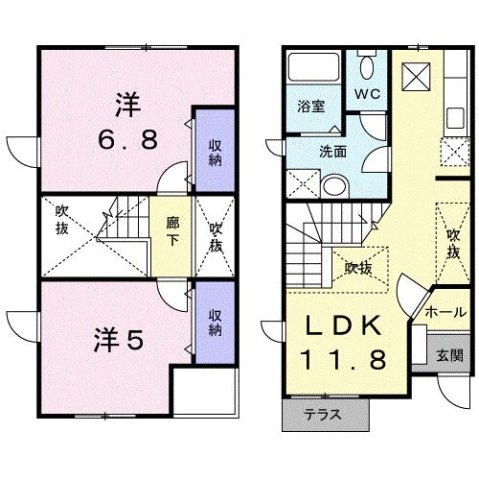 サンシャインⅡの間取り