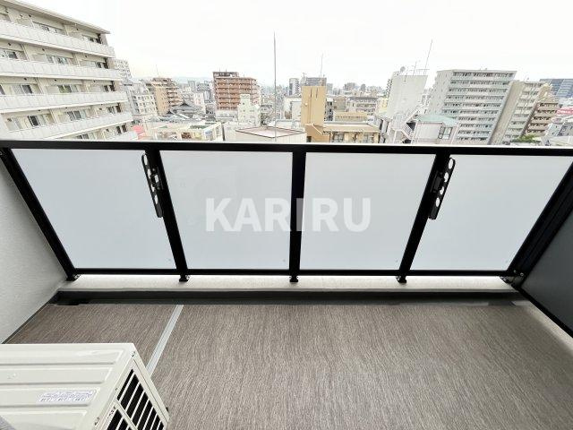 ブランシエスタ都島通のバルコニー