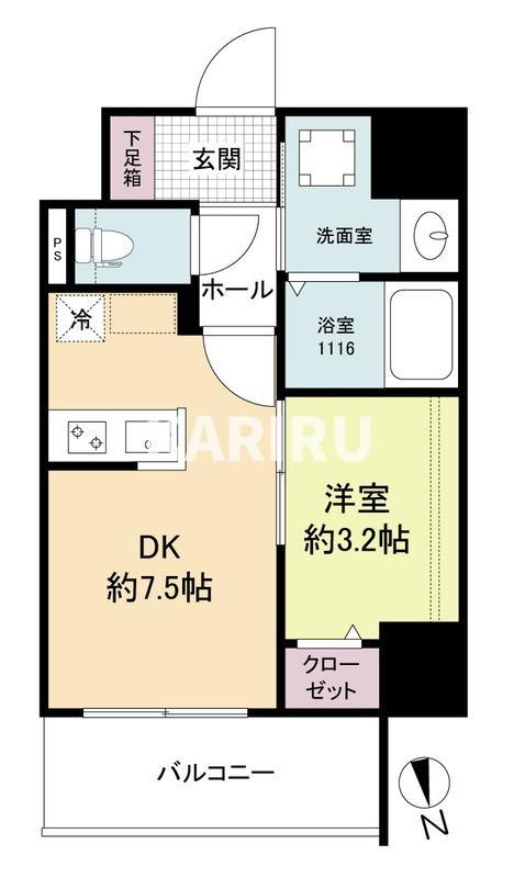 ブランシエスタ都島通の間取り