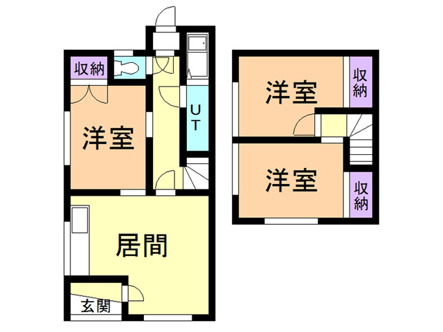 鳥取大通７－５－１２長屋
