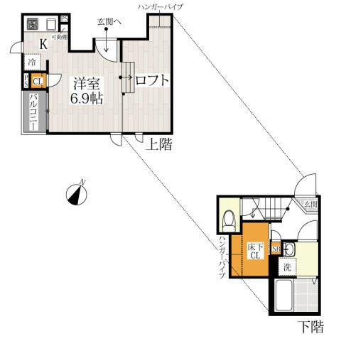 川越市大字砂のアパート