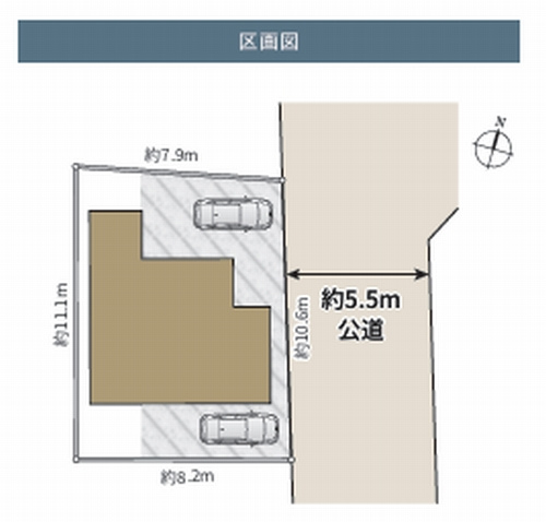 【区画図】 | 【仲介手数料０円】相模原市中央区淵野辺本町4丁目　新築一戸建て | 相模原市中央区淵野辺本町4丁目　新築一戸建て