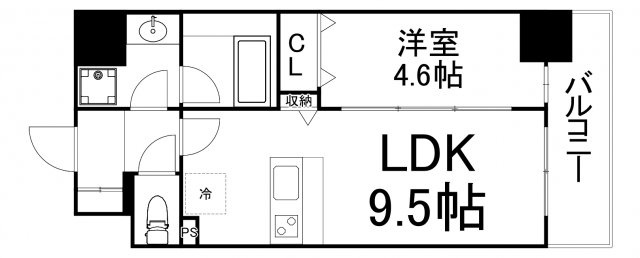 【間取り】 | Fuku島之内