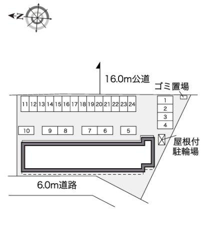 レオパレスｆｏｒｅｓｔの区画図