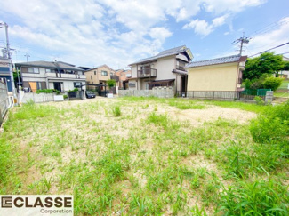 【前面道路含む現地写真】 | 宇治市木幡御蔵山　2区画　H号地　建築条件無し
