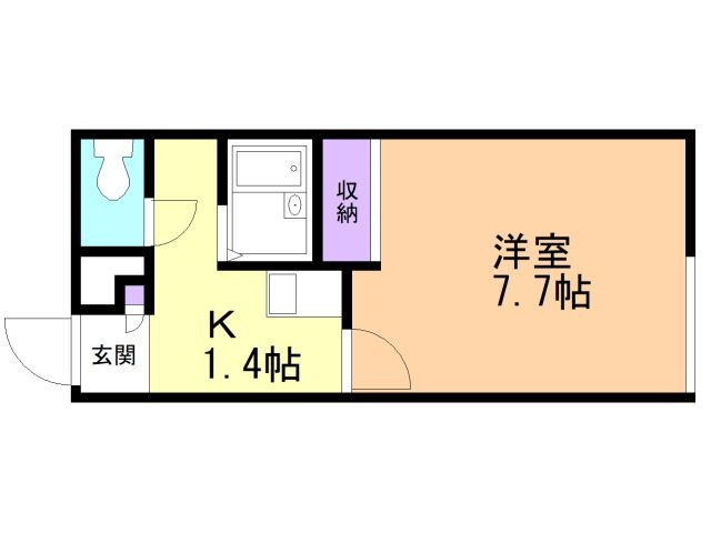 札幌市豊平区美園一条３丁目のアパート