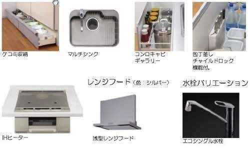 ブランエノワールのキッチン