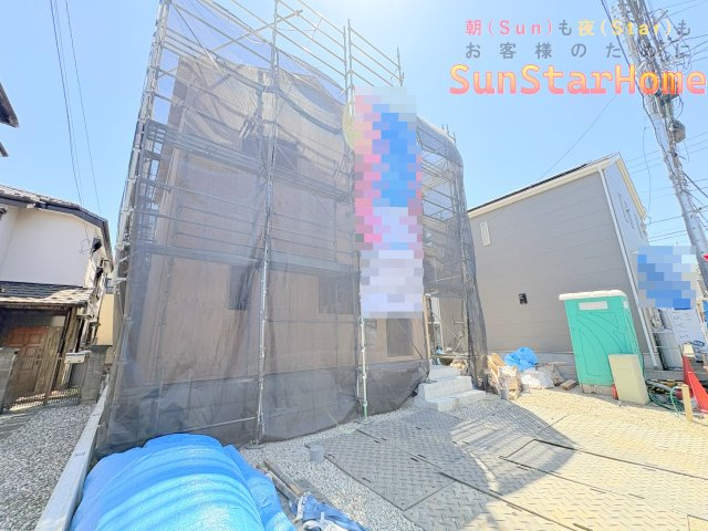 【サンスターホーム】武蔵村山市残堀4丁目　太陽光発電付き新築3号棟の外観