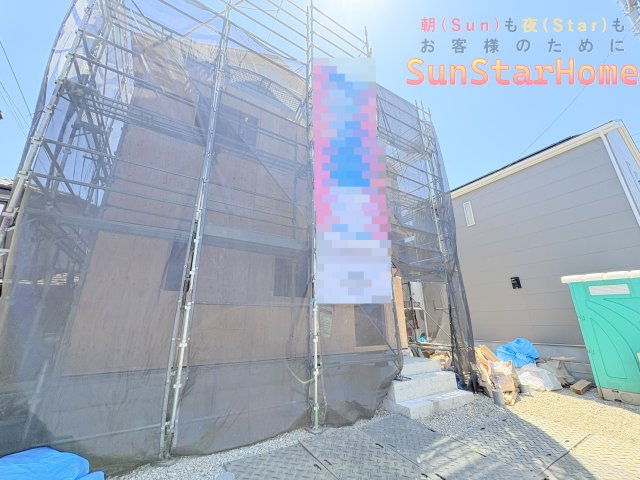 【サンスターホーム】武蔵村山市残堀4丁目　太陽光発電付き新築3号棟の外観