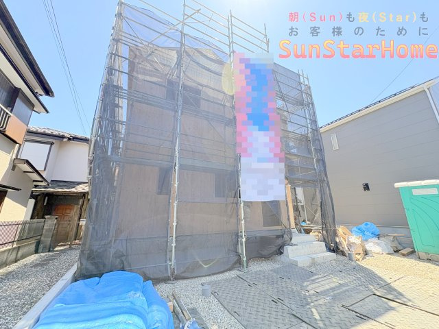 【サンスターホーム】武蔵村山市残堀4丁目　太陽光発電付き新築3号棟の外観