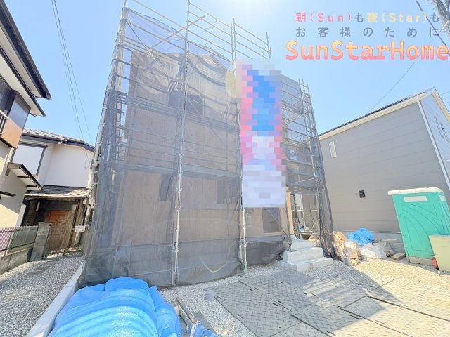 【サンスターホーム】武蔵村山市残堀4丁目　太陽光発電付き新築3号棟の外観