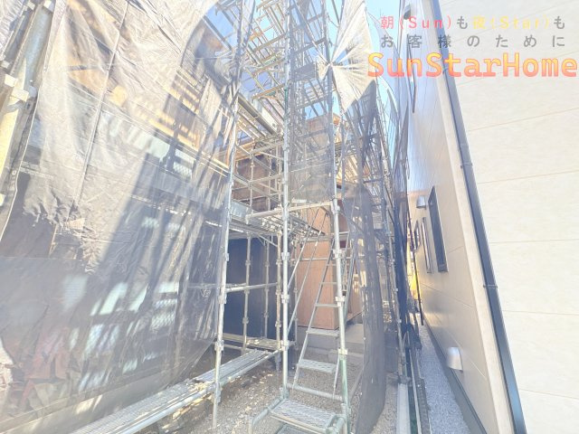 【サンスターホーム】武蔵村山市残堀4丁目　太陽光発電付き新築2号棟の外観