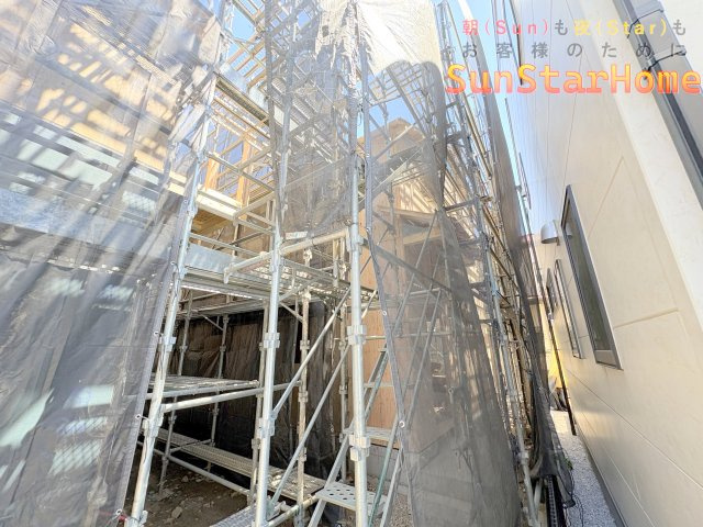 【サンスターホーム】武蔵村山市残堀4丁目　太陽光発電付き新築2号棟の外観