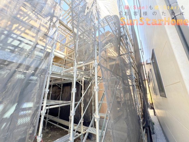 【サンスターホーム】武蔵村山市残堀4丁目　太陽光発電付き新築2号棟の外観