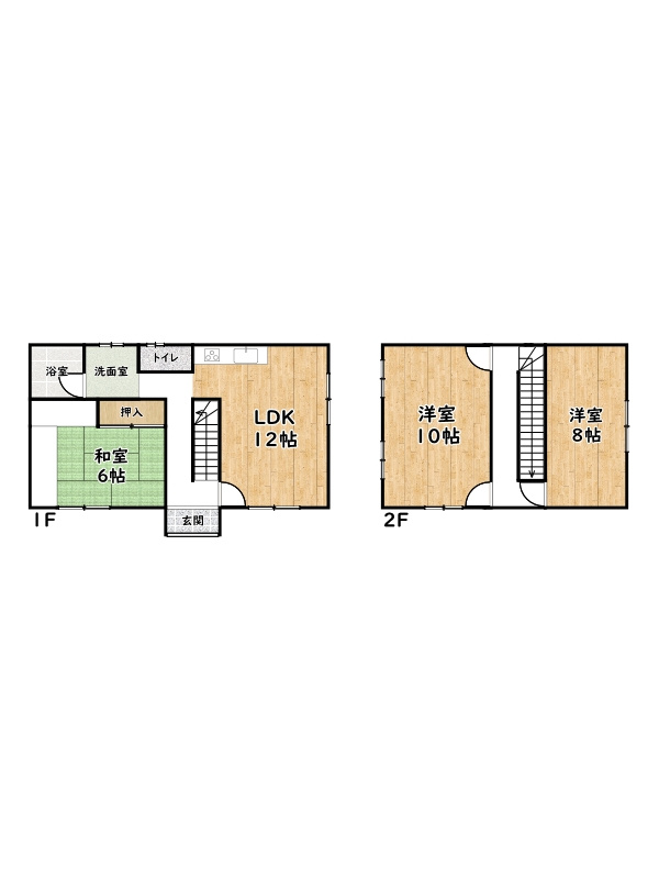 姫路市城見台3丁目/中古戸建の間取り
